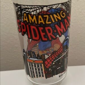 Marvel Amazing Spider-Man Glass - Red, Blue, Yellow